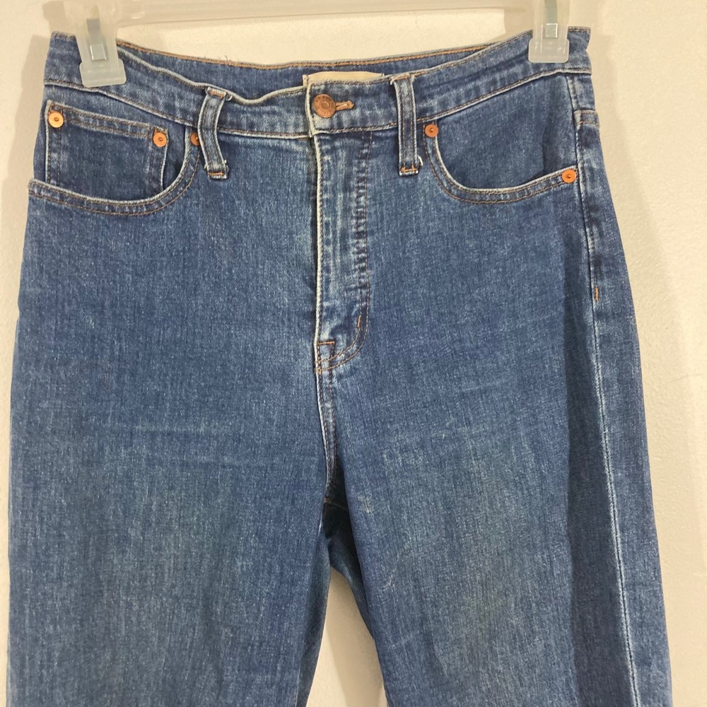 Madewell High-Rise Tapered Jeans Womens 26 Blue  Medium Wash‎ Denim CASUAL - Picture 7 of 14